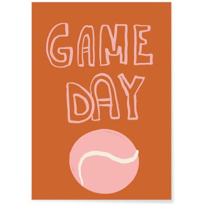 Affiche Tennis Fun : Game Day L'AFFICHERIE