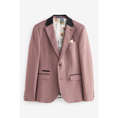 Veste de costume skinny à carreaux NEXT