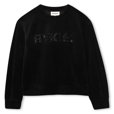 Sweatshirt en velours SONIA RYKIEL ENFANT