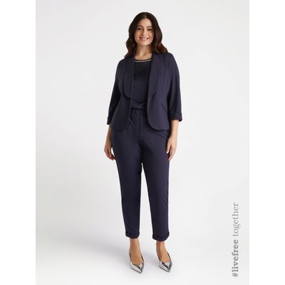 Blazer in punto MILANO con maniche a tre quarti FIORELLA RUBINO