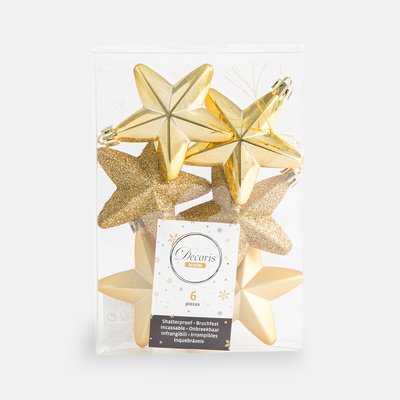 Lot de 6 étoiles de Noël à suspendre, Caspar LA REDOUTE INTERIEURS