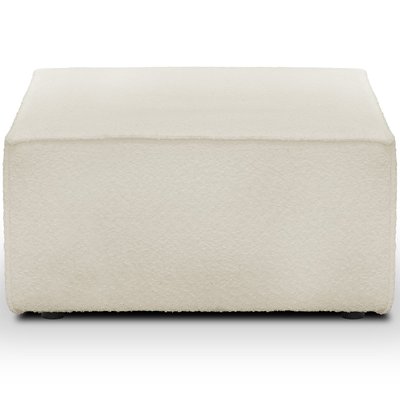 Pouf en tissu bouclette - HARPER HOMIFAB