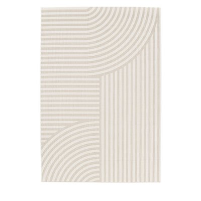 Tapis d’extérieur à motif géométrique - BIZANA DRAWER