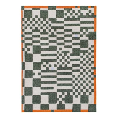 Tapis de salon tissé plat GREEN OCEAN NOVATREND