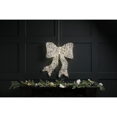 57cm Spiral Twirl Bow Decorative Light SO'HOME