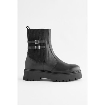 Bottines hautes à plateforme épaisse NEXT