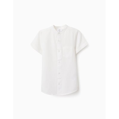 Chemise avec Col Mao et Poche ZIPPY