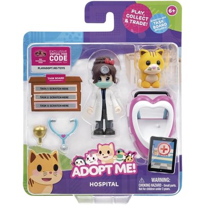 Adopt Me! Pack Dr Heart et son ami le chat roux JAZWARES