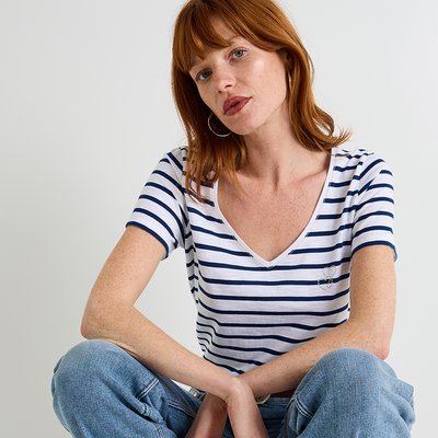 T-shirt col V GRAIN DE MALICE
