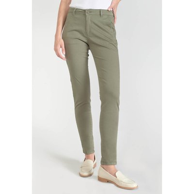 Pantalon slim, ceinture imprimée LE TEMPS DES CERISES