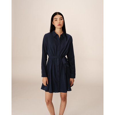 Robe chemise courte brodée manches longues PRALINE GRACE & MILA