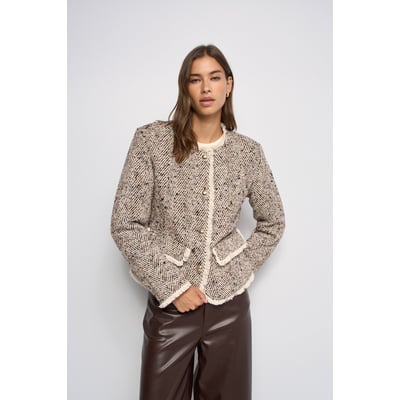 VESTE EN TWEED MATELASSÉE SALSA JEANS