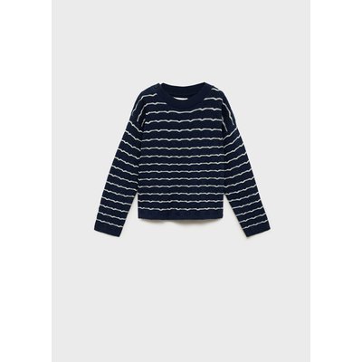 Pull-over maille ajourée rayures MANGO BABY