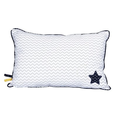 Coussin rectangulaire en coton blanc - HELLO SAUTHON
