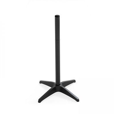 Pied de table mange debout en aluminium gris, SOHO OVIALA