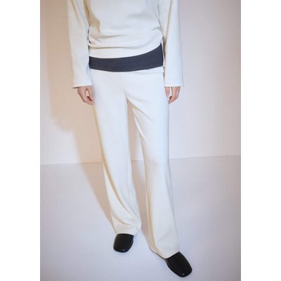 Pantalon droit velours côtelé MANGO