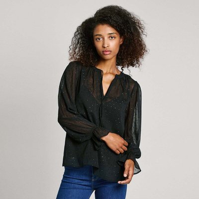 Blouse Semi-Transparente En Plumetis PEPE JEANS