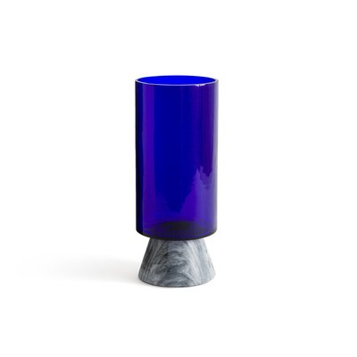 Trapani Blue Glass & Marble Raised Dish AM.PM