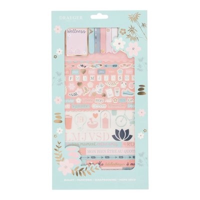 Kit de décoration Bullet journal Bien-être DRAEGER PARIS