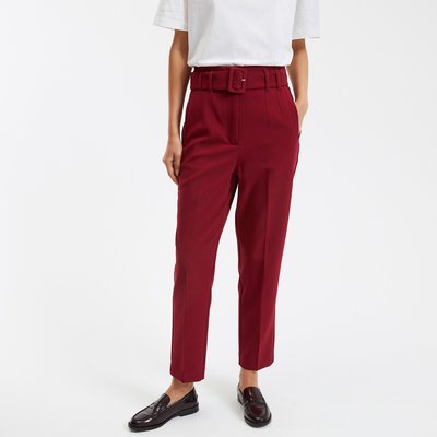 Pantalon rouge bordeaux femme La Redoute