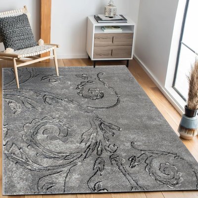 Tapis salon et chambre tissé motif baroque MUMBA D UN AMOUR DE TAPIS
