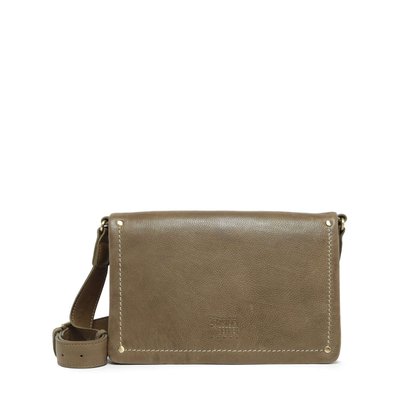 Sac bandoulière Boston cuir BASILIC PEPPER