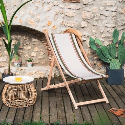 Lot de 2 chiliennes 100 % coton - Bois - SACHA AVRIL PARIS