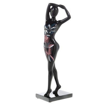 Statue femme   noire 40 cm-ROMANE AMADEUS
