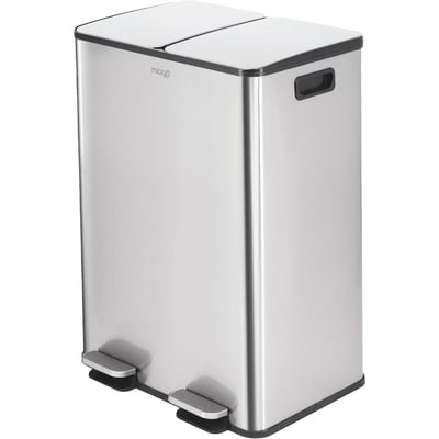 Poubelle de cuisine tri sélectif Tri selectif 60L inox MIOGO