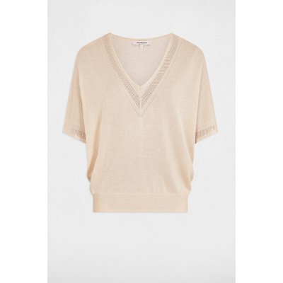 Pull col V en fine maille MORGAN