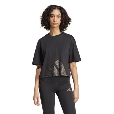 T-shirt ample 3-Stripes print animalier ADIDAS SPORTSWEAR