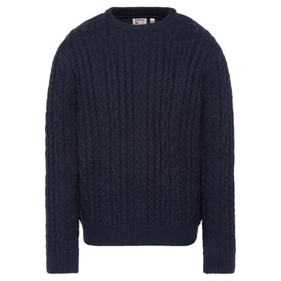 Pull col rond en maille torsadée SCHOTT