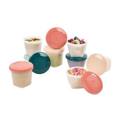 Pots de conservation Babybols Biosourcés 8x250 + 8x180 BABYMOOV
