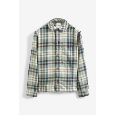Veste-chemise aux carreaux en sergé NEXT
