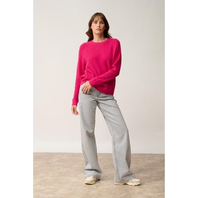 Pull Col Rond Fuchsia Solaya JUST CASHMERE