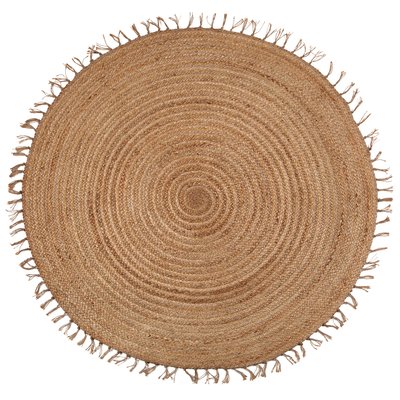 Tapis jute rond ABHA NATTIOT