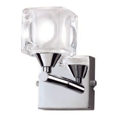 Petite applique murale Chrome Glaçon MILLUMINE