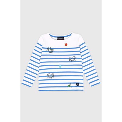 Marinière en coton épais KIDS ARMOR-LUX
