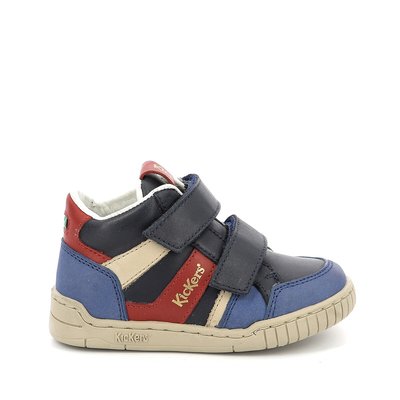 Baskets cuir à scratchs Wincky Vel KICKERS