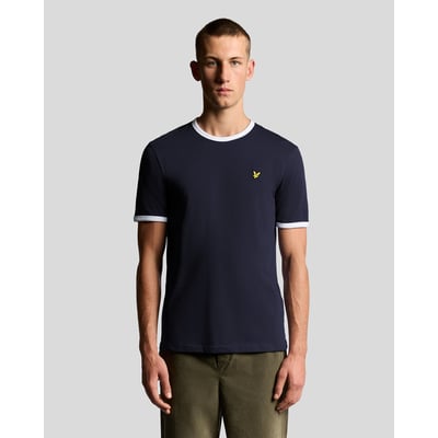 T-shirt ringer en coton col rond LYLE & SCOTT