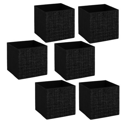 Lot de 6 boites de rangement TWEED ATMOSPHERA