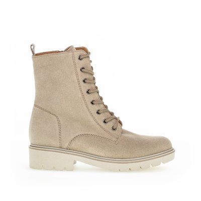Bottines en suède à talon décroché GABOR
