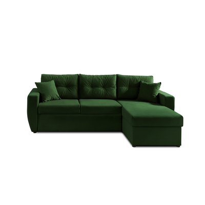 Canapé d'Angle Convertible en Velours 4 places - ASTORIA LISA DESIGN