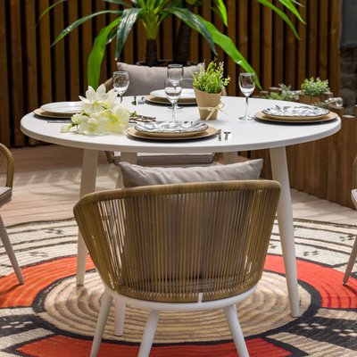 Table ronde en aluminium HOME MAISON