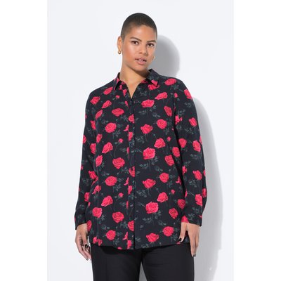 Chemisier, coupe Boxy Shape. Imprimé roses XL STUDIO UNTOLD