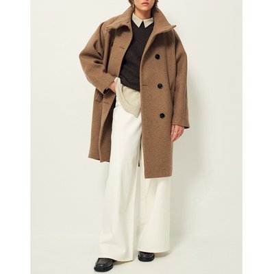 Cappotto media lunghezza misto lana FLORAL BLVD SESSUN
