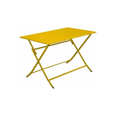 Table pliante en aluminium Lorita 110 cm Tournesol PROLOISIRS