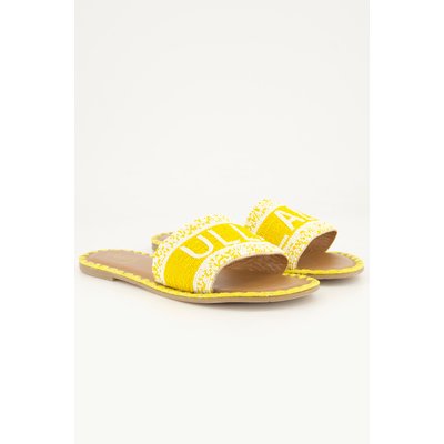 Sandales à logo en perles. Mousse à mémoire ULLA POPKEN