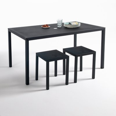 Table rectangulaire en métal acier perforé, Choe LA REDOUTE INTERIEURS