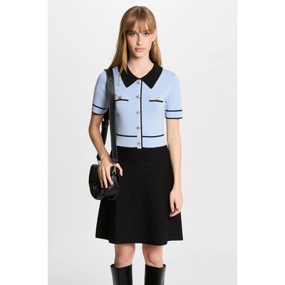 Robe tricot courte trapèze MORGAN